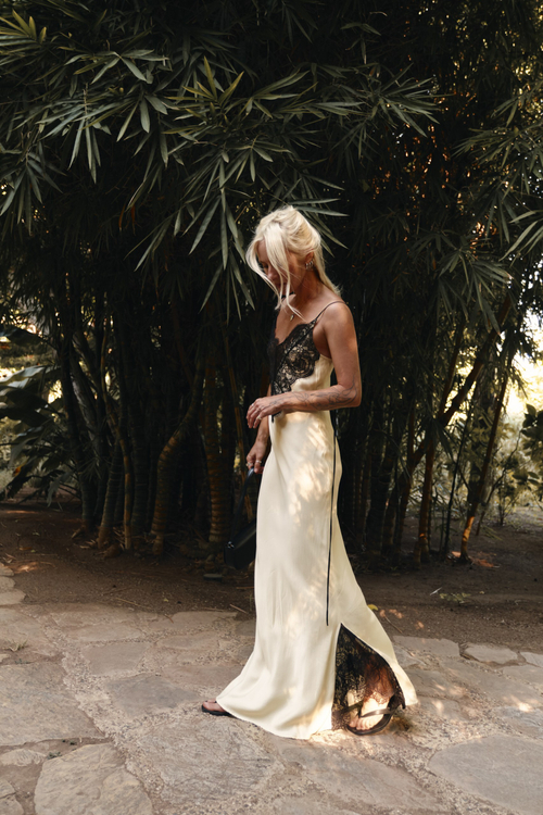 Комбине на бретелях lime