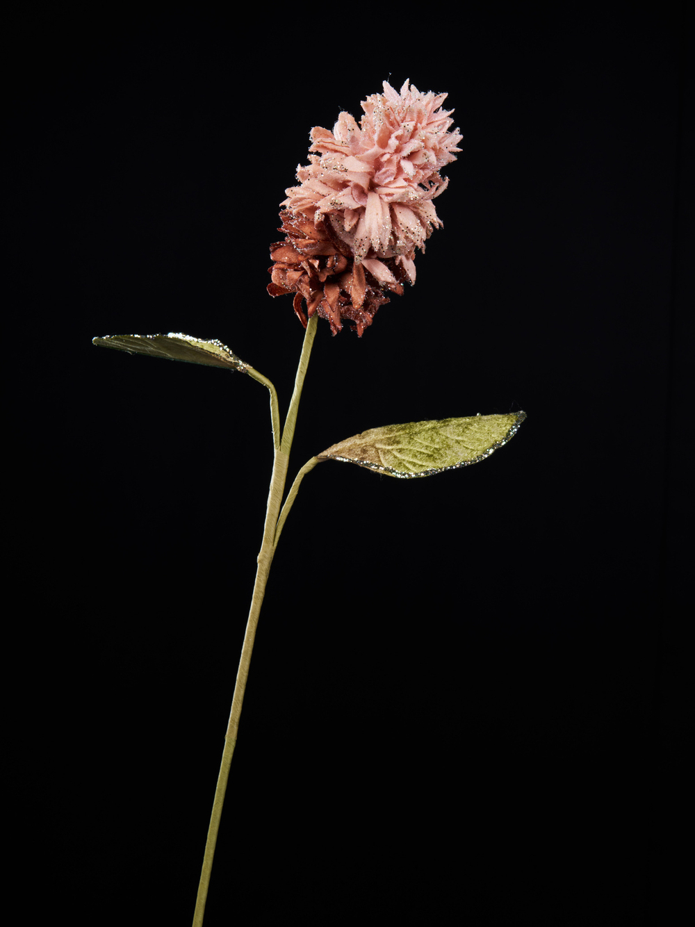 Цветок банкисия 13х46см ChristmasDeLuxe бронзовый