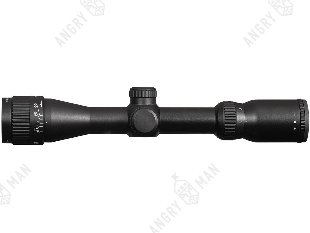 Прицел Quartz 2-7x32, AO, сетка 3 (Mil-Dot) нить, без подсветки, 25.4мм, 1/4 МОА, 421г, Gaut