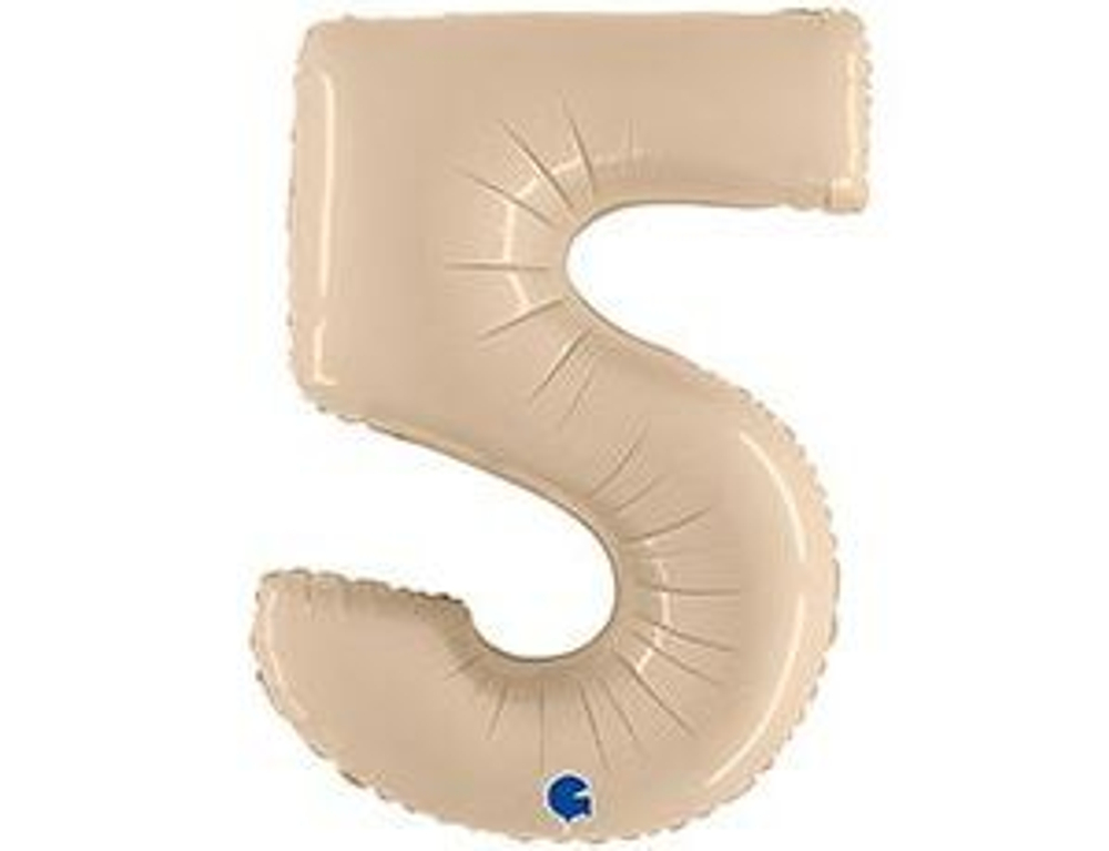 Г ЦИФРА 5 40" Сатин Крем