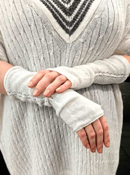 Митенки женские М701-02 экрю