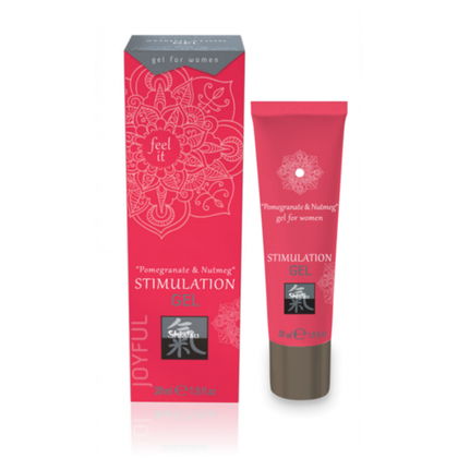 Shiatsu STIMULATION GEL Pomegranate & Nutmeg - Интимный Гель для Двоих, 30 мл.