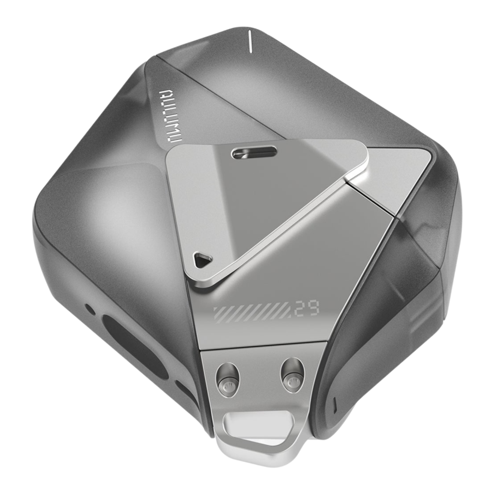 Термополиуретановый чехол с ремешком и защёлкой Aulumu A29 Geometric Case для AirPods 4 Гибридный термополиуретановый чехол в стиле киберпанк с ярко выраженной геометрией и ремешком с текстильной застёжкой. В комплекте предусмотрено двустороннее клейкое п