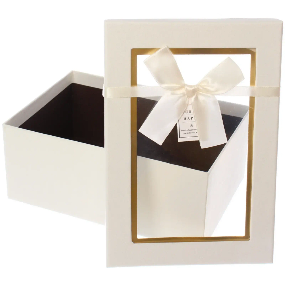 Коробка подарочная «Нежная душа» 23*16*9.5 см, Молочный