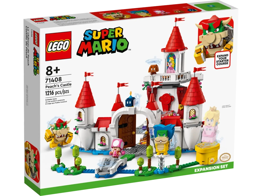 Конструктор LEGO Super Mario 71408 Доп. набор «Замок Пич»