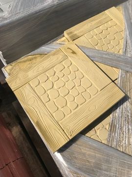 Плитка тротуарная 300х300х30 Черноморка  ЖЕЛТАЯ (литье) шт.