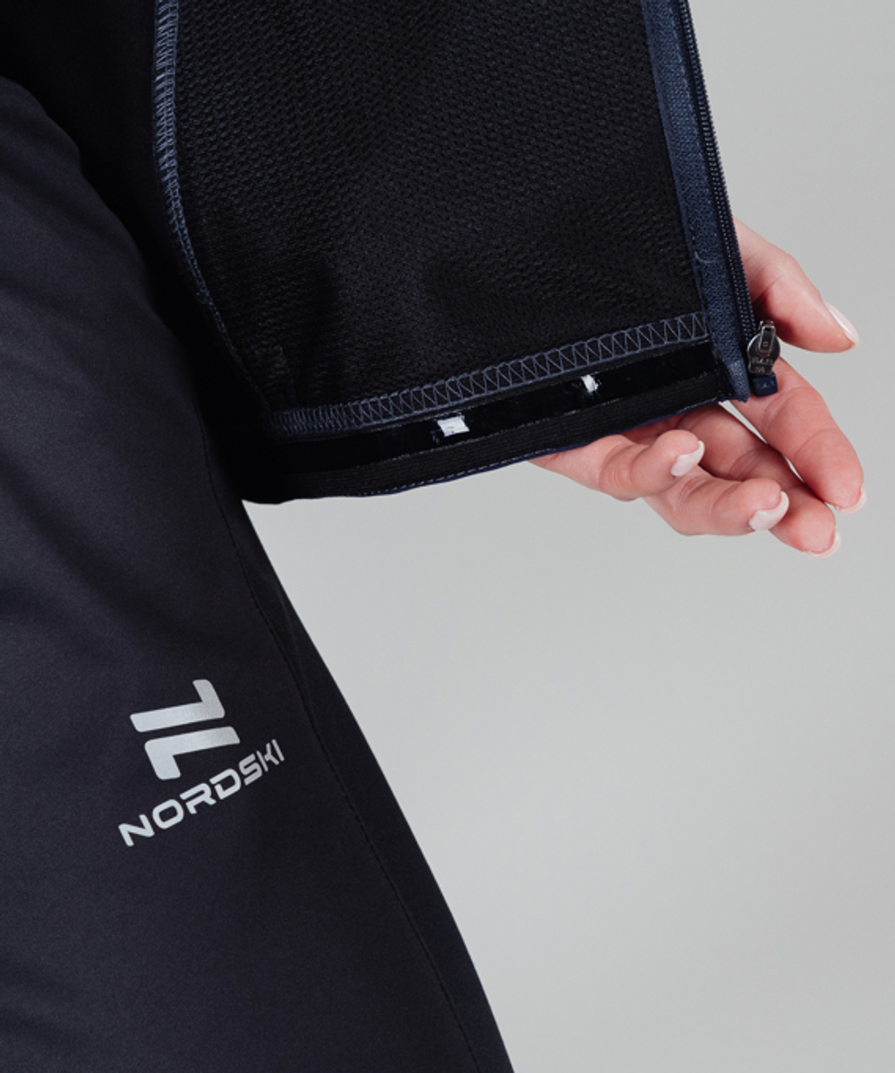 Куртка NORDSKI PRO Pearl Blue/Blue, тренировочная, женская