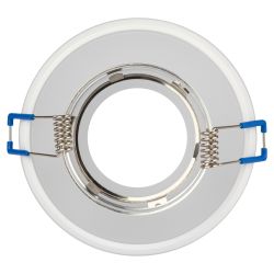 Встраиваемый светильник декоративный ЭРА DK100 WH MR16 GU5.3 белый | Декоративные встраиваемые светильники