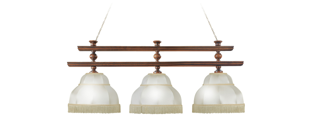 Лампа Ливерпуль Люкс 3 плафона - ясень