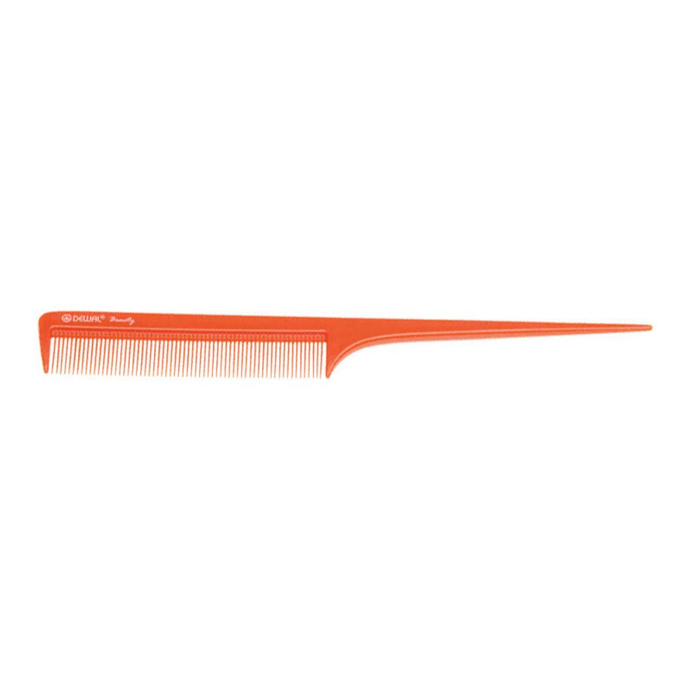 Парикмахерская расчёска Dewal Beauty DBO6104, оранжевая