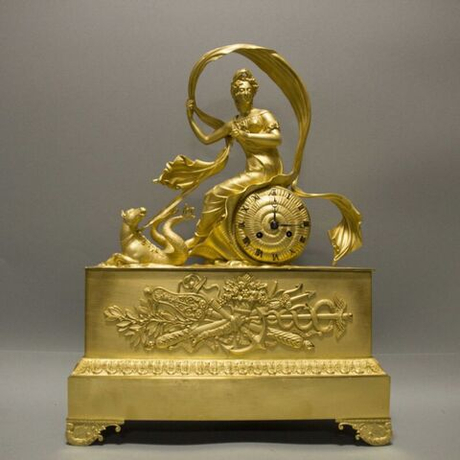 Винтаж: Кабинетные/Каминные часы в стиле Ампир «Триумф Галатеи»