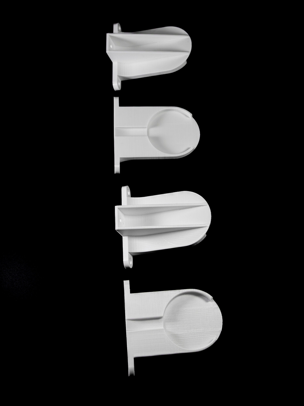 Набор 4 шт., кронштейн-полка для камеры Aqara G3 на стену, белая, 3D печать