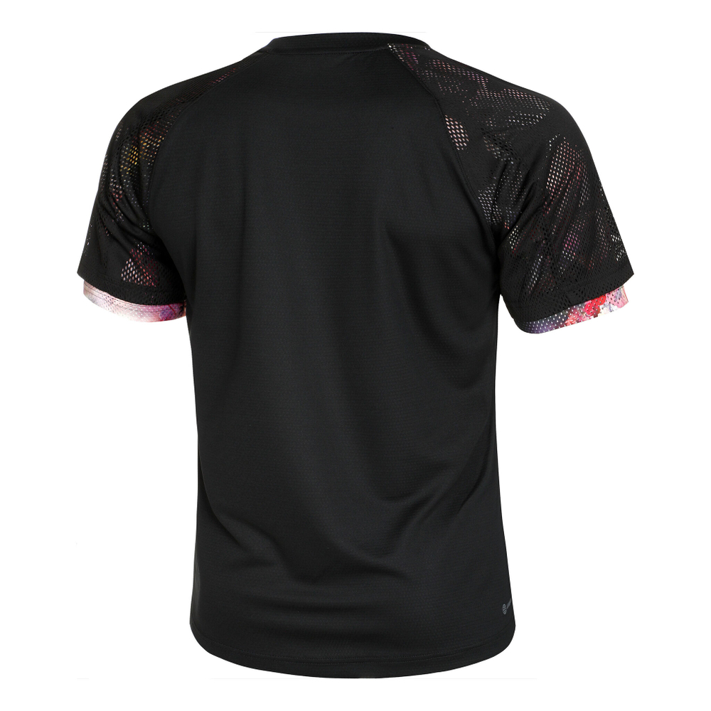 Мужское теннисное поло adidas Melbourne Ergo HEAT.RDY Raglan T-Shirt Men - Black, Multicoloured