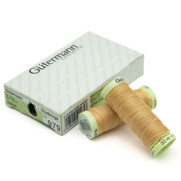 Нитки отделочные Gutermann Top Stitch 30 (30 метров), 5 кат. | 979 абрикос