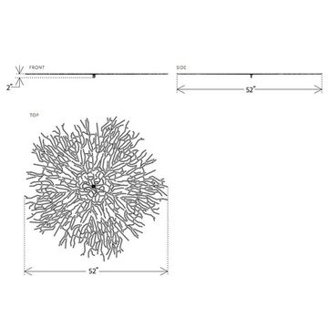 люстра  Marina Ceiling Medallion by Lindsey Adelman