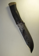 Нож туристический НС-06 (40Х10С2М) гравировка (Златоуст)