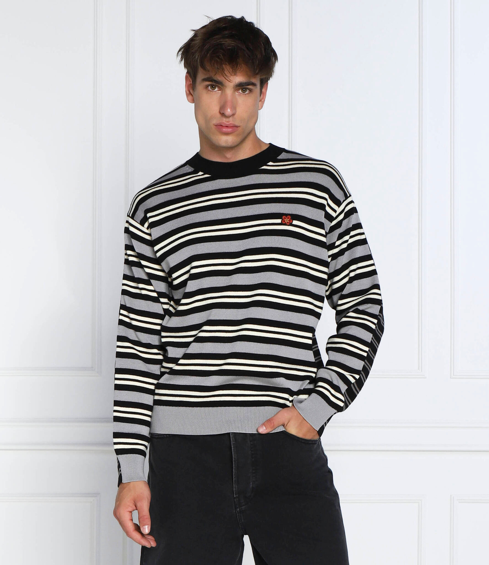 Хлопковый свитер Kenzo - серый(FC65PU3373CC)