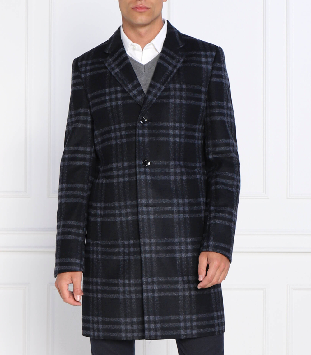 пальто h-hyde BOSS BLACK - темно-синий(50479591)