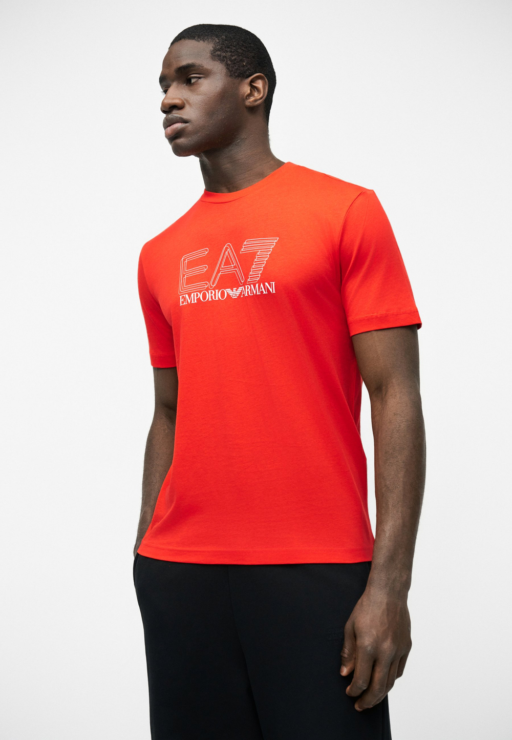 EA7 Emporio Armani UNISEX - Футболка с принтом - Красный