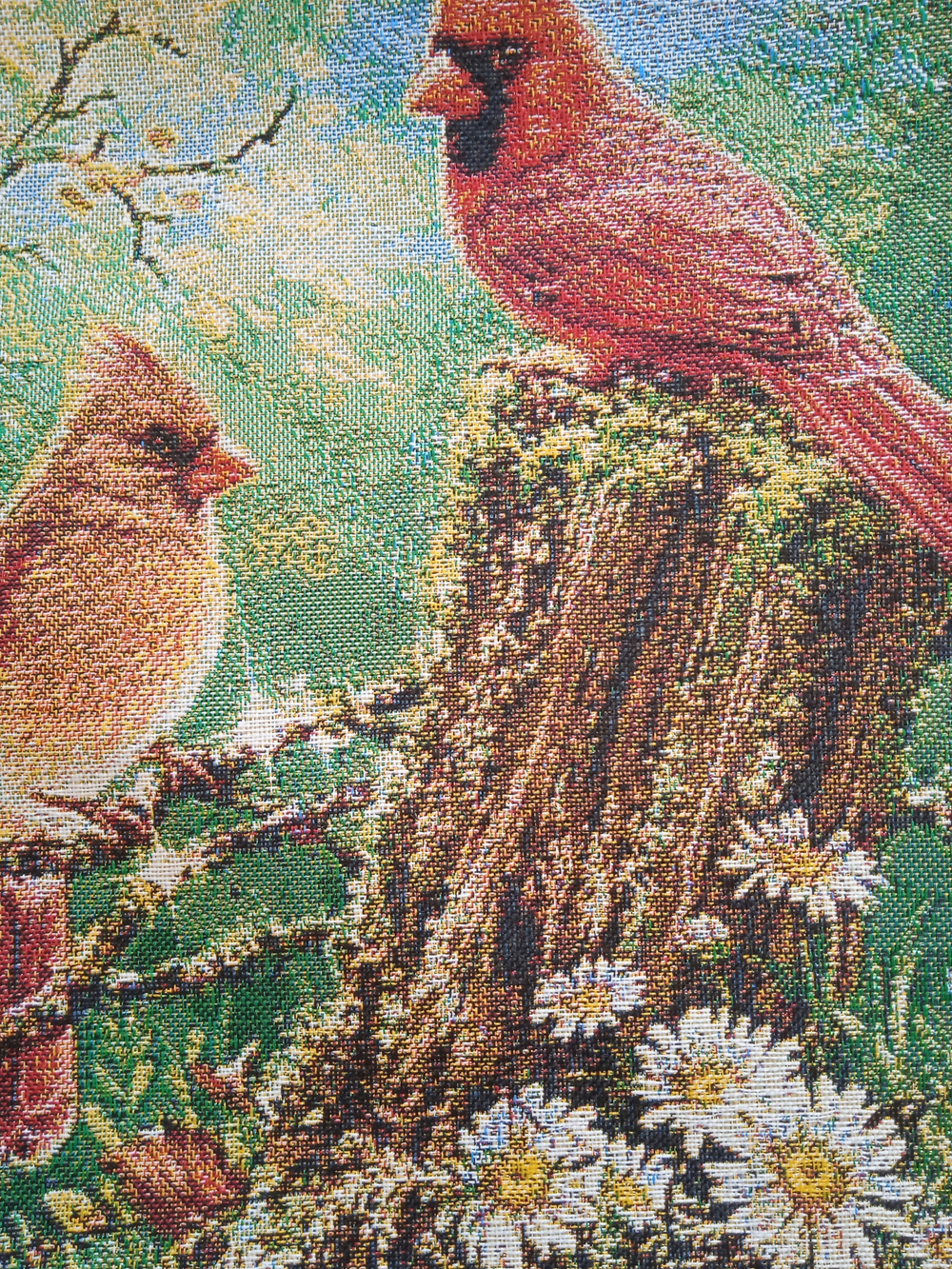 Декоративный гобеленовый чехол для интерьерной подушки Июнь 38*38