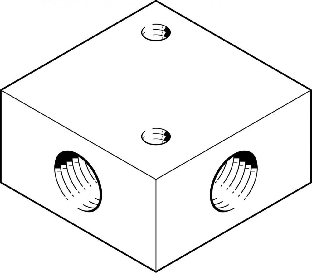 Коллектор разводящий блочный Festo FR-4-1/4