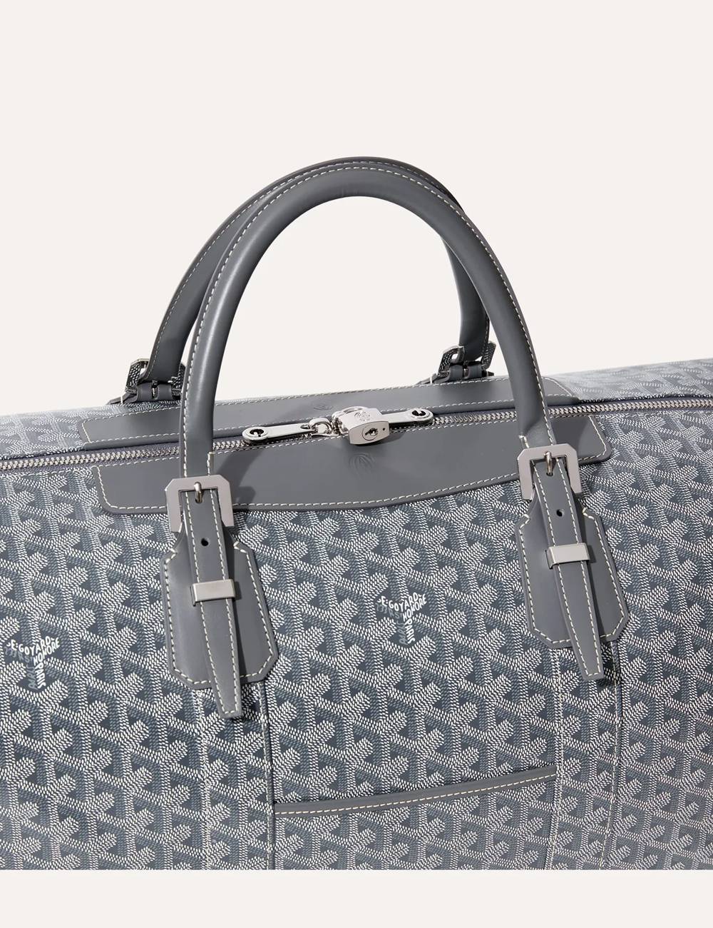 Goyard Bowling 55 PM Bag "Grey"