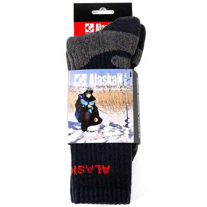 Носки Alaskan Anatomic, Cиний/Cерый