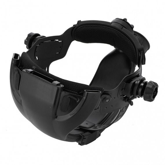 Маска сварщика Tecmen ADF 820S TM16 черная с подачей воздуха PAPR (с внешн. кнопкой режима зачистки)