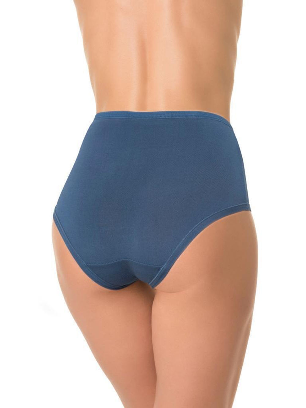 Трусы с высокой линией талии из бамбукового полотна (Размер: XXXL) (Цвет: черный)