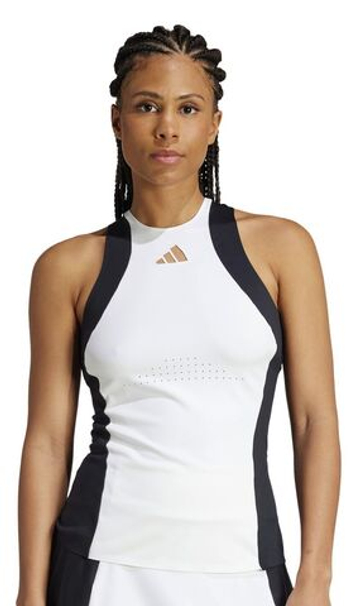 Женский топ теннисный Adidas Tennis Premium Tank Top - white/black
