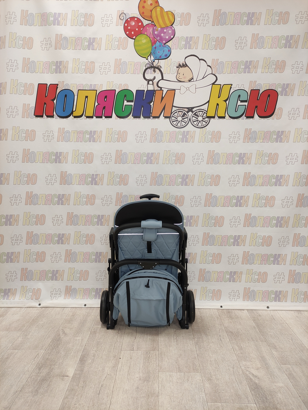 Коляска прогулочная MowBaby Smart 2023 Blue