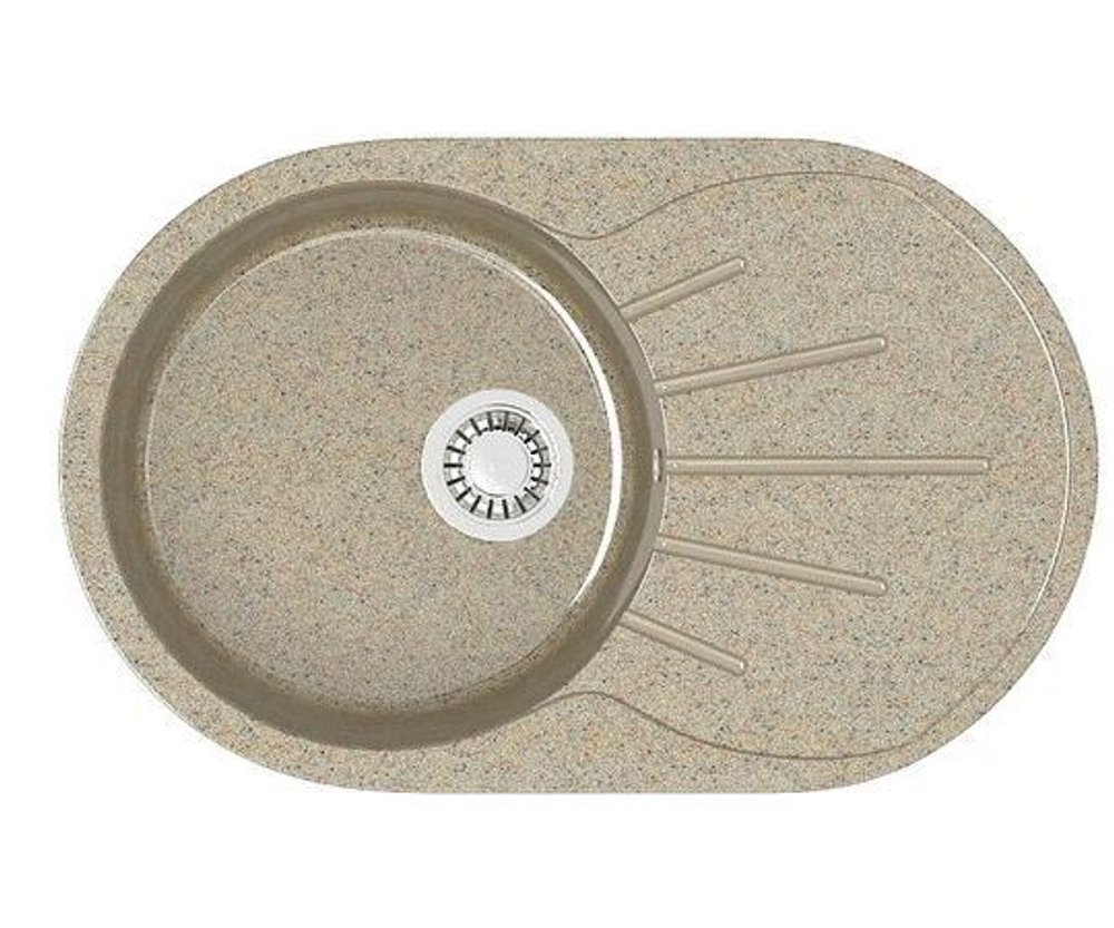 Кухонная мойка BERGG lab Z110 730х450 мм Песочный