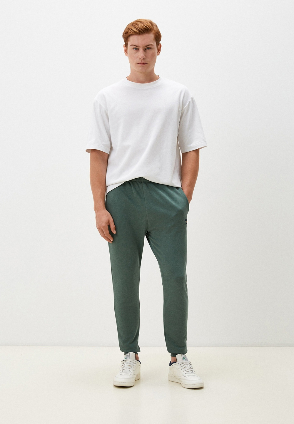 Брюки спортивные мужские REEBOK IDENTITY SMALL LOGO FT JOGGER