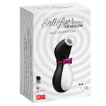 Вакуум-волновой бесконтактный стимулятор клитора Satisfyer PRO Penguin NEXT GENERATION (11 режимов , черный с белым ) (Цвет: черный с белым)