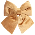 Бант на ёлку «Велюровый стиль» 15*20 см, золото