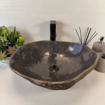 Раковина из речного камня RS-65379 52*45*16 0862