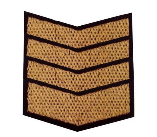 Нашивка по году службы 8 лет, на липучке (желтый)