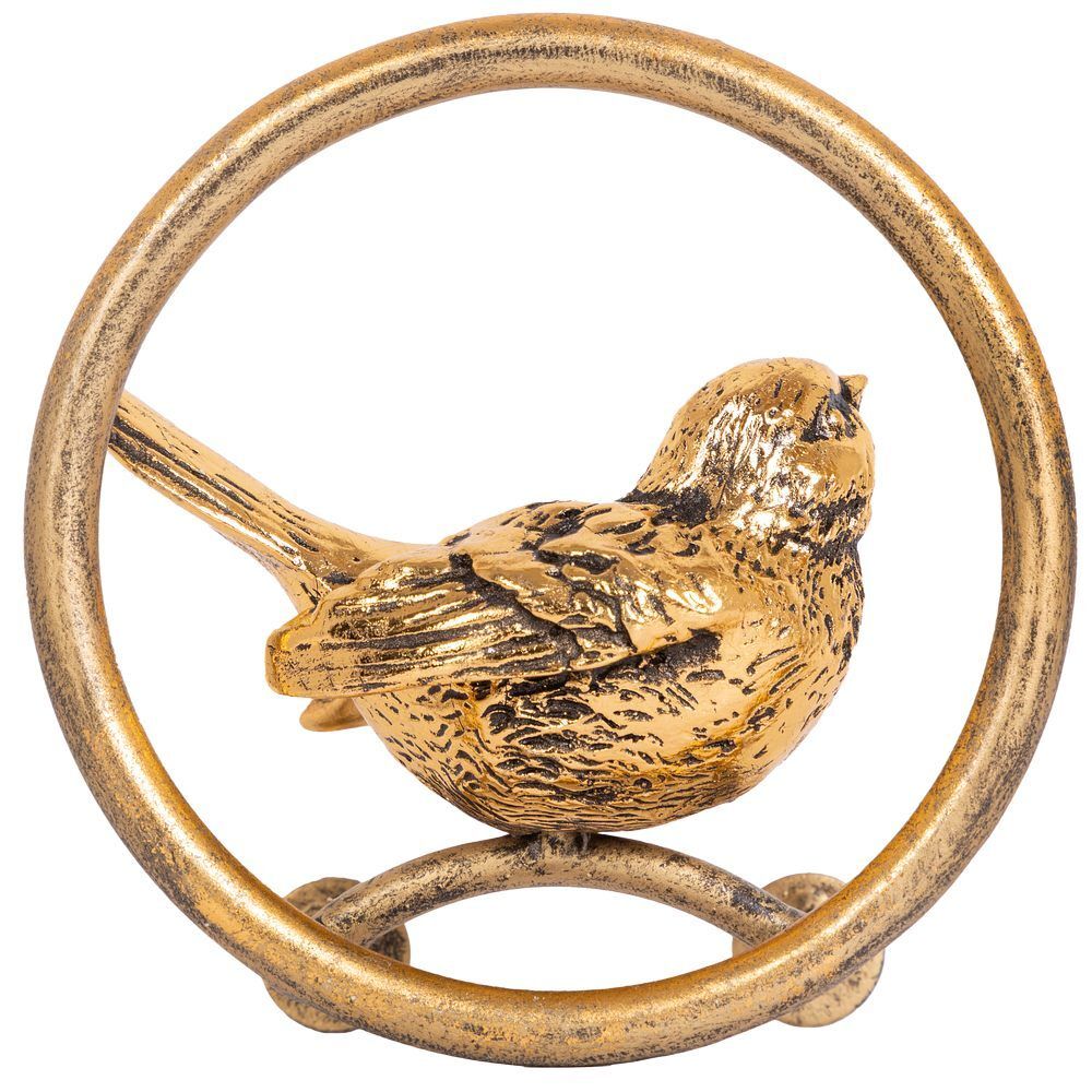 Ручка скоба мебельная Птичка Терра круглая правая Амбер