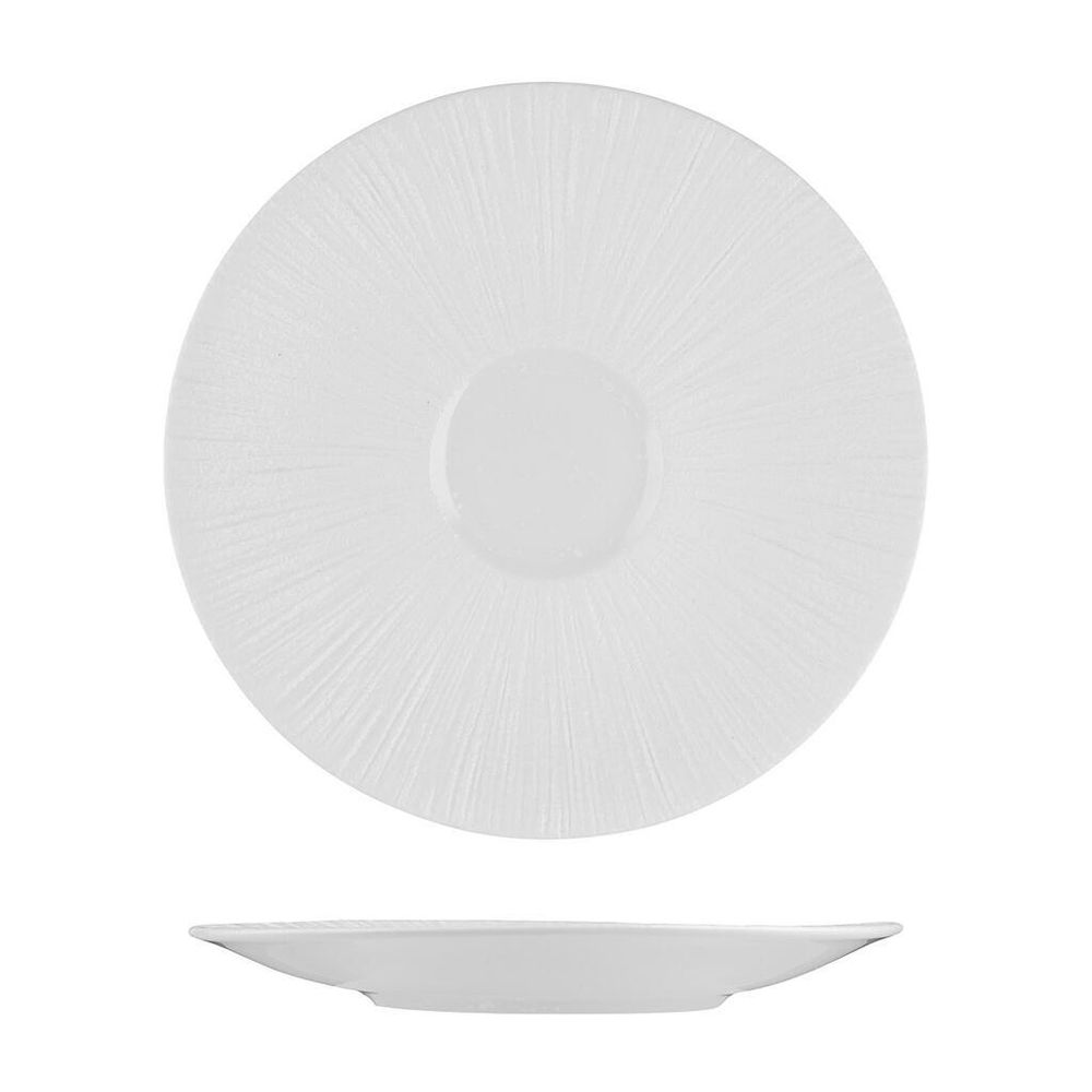 Блюдце d 12 см h1,8 см кофейное для чашки арт. 81222584 Frost White Moon P.L. Proff Cuisine [6]