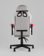 Кресло спортивное TopChairs Phantom ткань серо-красный