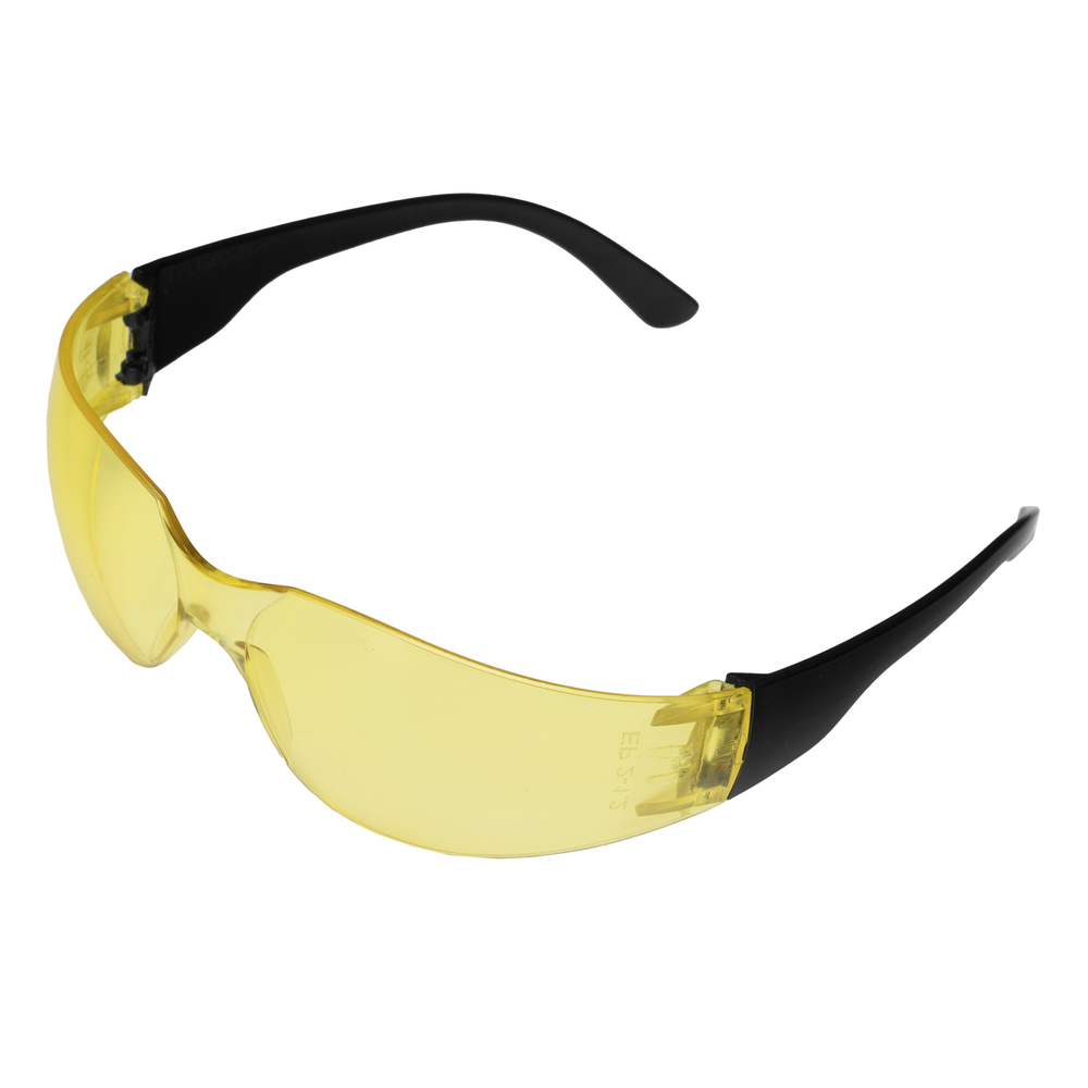 Очки защитные открытые, поликарбонатные, желтые ОЧК202 (0-13022)// Произведено в РФ