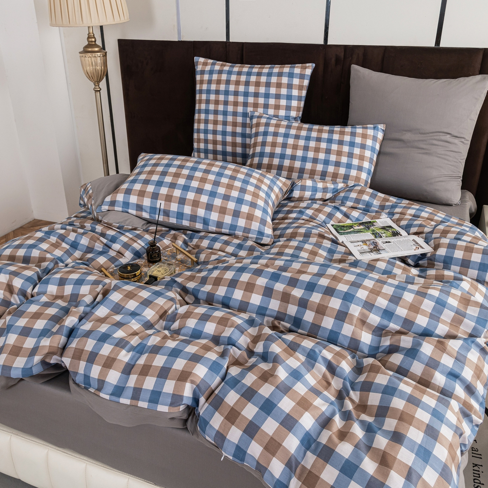 Комплект постельного белья Люкс Сатин 100% хлопок на резинке AR318