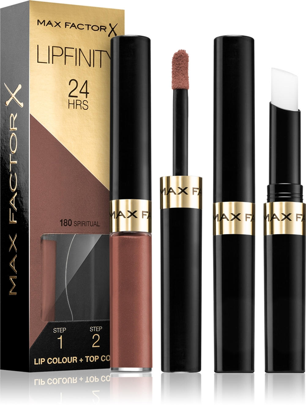 Max Factor Lipfinity Lip Colour - Помада для губ с бальзамом, стойкая. оттенок 180 Spiritual, 4 g