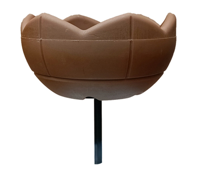 Садовый цветник Гейзер-1 с вазоном 500, цвет терракот, высота 650