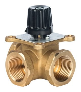 Трёхходовой 3-х ходовой смесительный клапан Stout 1" Kvs 12 м3/ч SVM-0003-012502