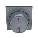 Вытяжной сверхмощный вентилятор ММ-Р 06 стекло квадрат 169 м³/час с обратным клапаном мозаика хром