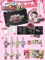 (ПРЕДЗАКАЗ) Альбом OURBIRTHDAY - OUR BIRTHDAY 1st Single Album METAL KEYRING Version