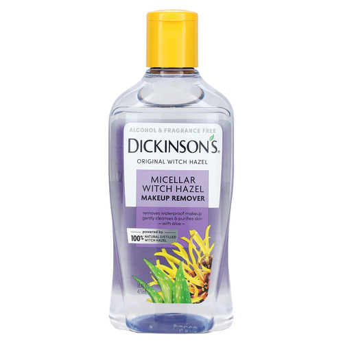 Dickinson Brands, Original Witch Hazel, мицеллярное средство для снятия макияжа с гамамелиса, без спирта и отдушек, 473 мл (16 жидк. унц.)