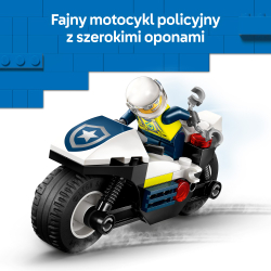 LEGO City - Погоня на полицейском мотоцикле 60455