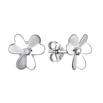 Серьги пуссеты Серебро